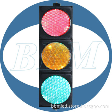200mm Red Yellow Green Color LED Traffic Light with Cobweb Lens